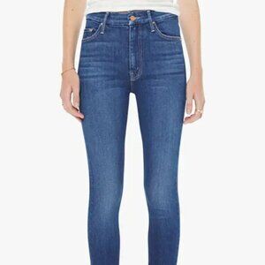 Rag & Bone Women's Blue Medium Wash El Cut Hem Ankle Skinny Jeans Size 26